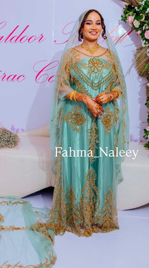 Haldhoor Mint Green Bridal Dirac ( New Collection)