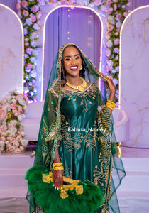 Emerald Green Hilac Bridal Dirac ( Hilac Collection)