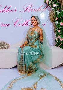 Haldhoor Mint Green Bridal Dirac ( New Collection)