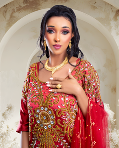 Arawela Dark Red Bridal Dirac