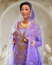 Load image into Gallery viewer, Lavender Bridal Dirac ( Arawela Collection)