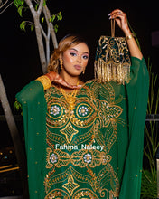 Load image into Gallery viewer, Emerald Green Somali Bridal Dirac ( Osob Collection )