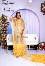 Load image into Gallery viewer, Light Gold Lace Bridal Dirac ( Daus Collection )