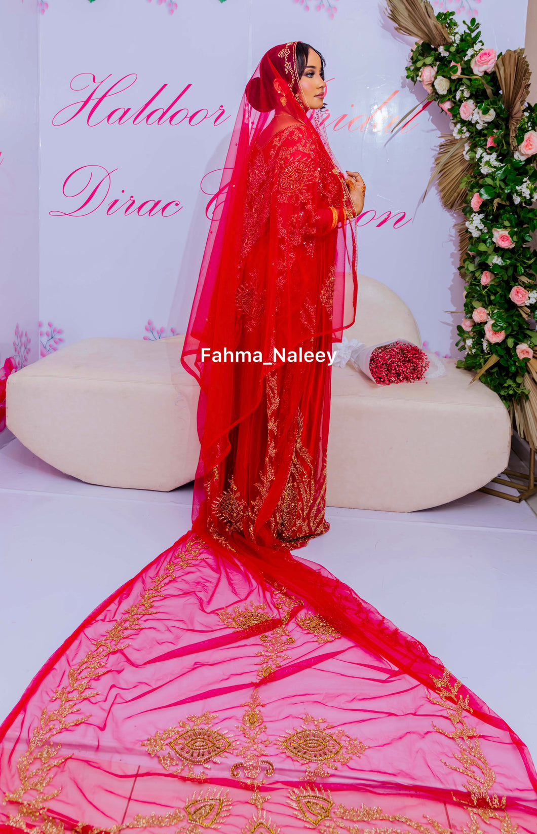 Haldhoor Red Bridal Dirac ( New Collection)