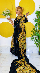 Black Velvet Somali Bridal Dirac