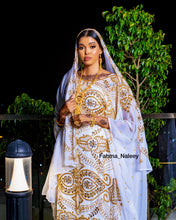 Load image into Gallery viewer, White Somali Bridal Dirac ( Osob Collection )