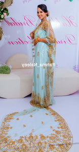 Haldhoor Mint Lace Bridal Dirac( New Collection)