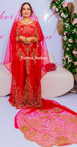 Haldhoor Red Bridal Dirac ( New Collection)