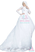 Load image into Gallery viewer, Rahma Ball Gown with Detachable Tail