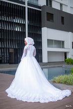 Load image into Gallery viewer, Islamic Lace Ball Gown