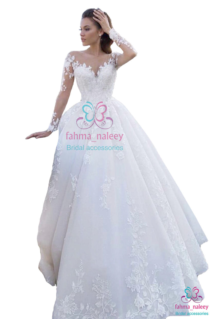 Lace Ball Muslim Gown