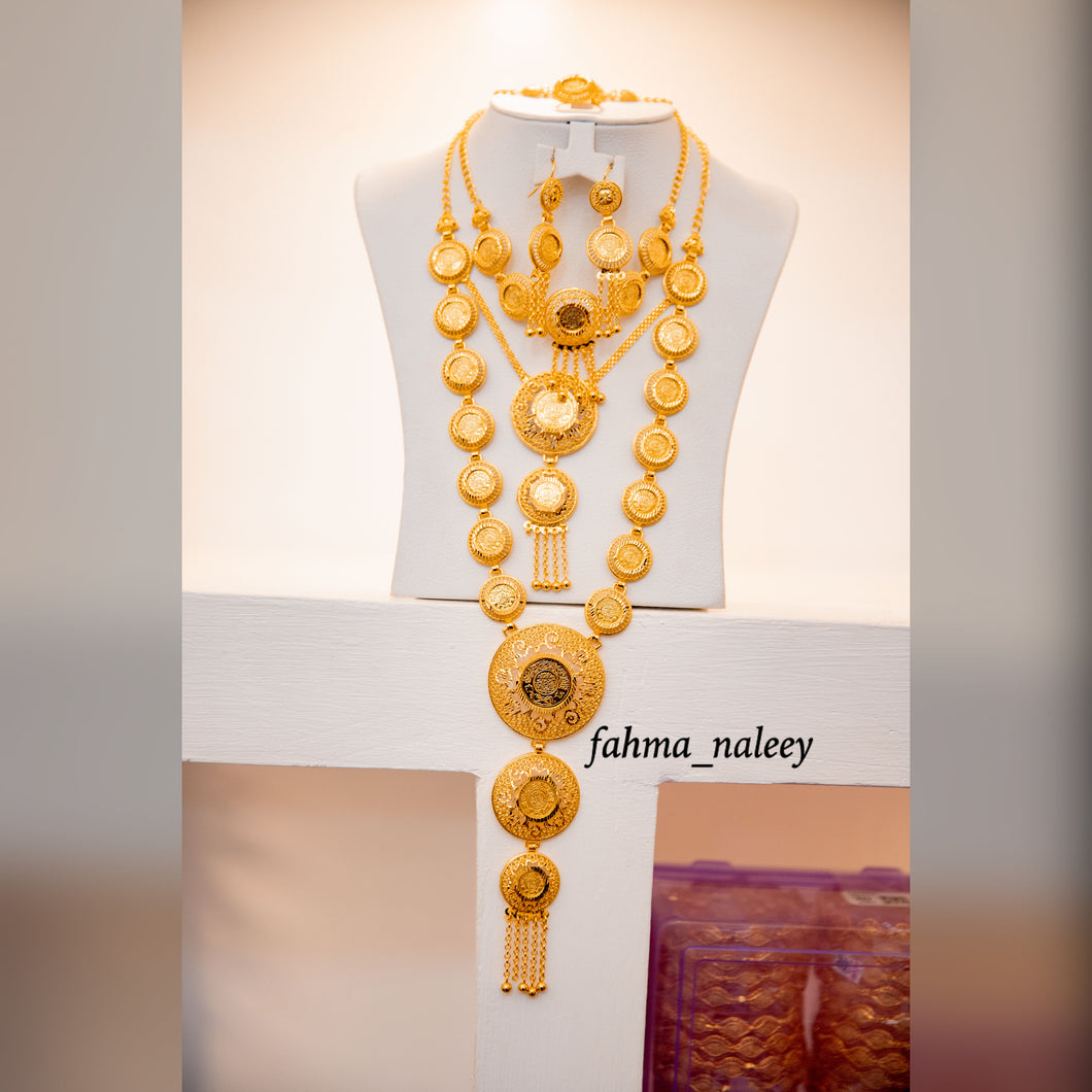 Golden necklace set #24