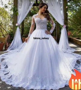 Lace Turtle neck ball gown(RENT)