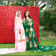 Load image into Gallery viewer, Jamat Jungle Green Somali Bridal Dirac