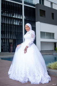 Lace Ball Gown (RENT)