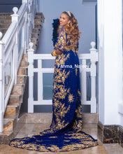 Load image into Gallery viewer, Navy Blue Iftin Bridal Dirac