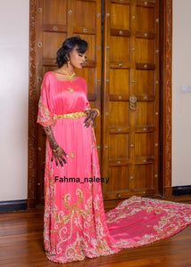 Pink Somali Bridal Dirac ( SUAD COLLECTION )