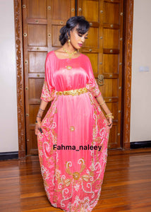 Pink Somali Bridal Dirac ( SUAD COLLECTION )