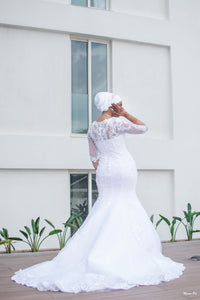 Miski Lace Mermaid Wedding Gown