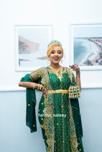 Load image into Gallery viewer, Jungle Green Lace Bridal Dirac ( Dahab Collection )