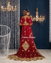 Load image into Gallery viewer, Burgundy Velvet Bridal Dirac( Beerlula Collection )