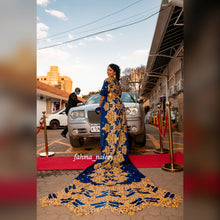 Load image into Gallery viewer, Navy Blue Bridal Dirac ( Beerlula Collection )