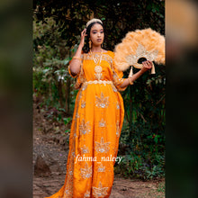 Load image into Gallery viewer, Mustard Somali Bridal Dirac ( Suad Collection)