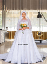 Load image into Gallery viewer, Malkia White Ball Gown #22