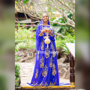 Bilan Blue Somali Bridal Dirac