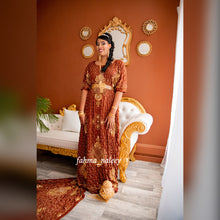 Load image into Gallery viewer, Golden Brown Bridal Dirac ( Dahab Collection)