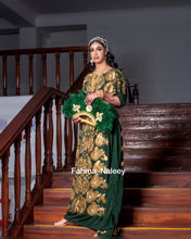 Load image into Gallery viewer, Emerald Green Bridal Dirac ( Iftin Collection )