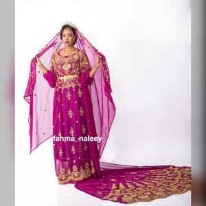 Shifaa Purple Somali Bridal Dirac