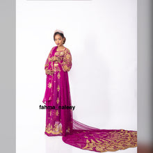 Load image into Gallery viewer, Shifaa Purple Somali Bridal Dirac