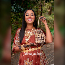 Load image into Gallery viewer, Brown Somali Bridal Dirac ( Suad Collection )