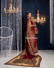Load image into Gallery viewer, Burgundy Velvet Bridal Dirac ( Beerlula Collection )