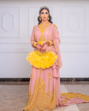 Load image into Gallery viewer, Nude Pink Hilwa Bridal Dirac ( Hilwa Collection )