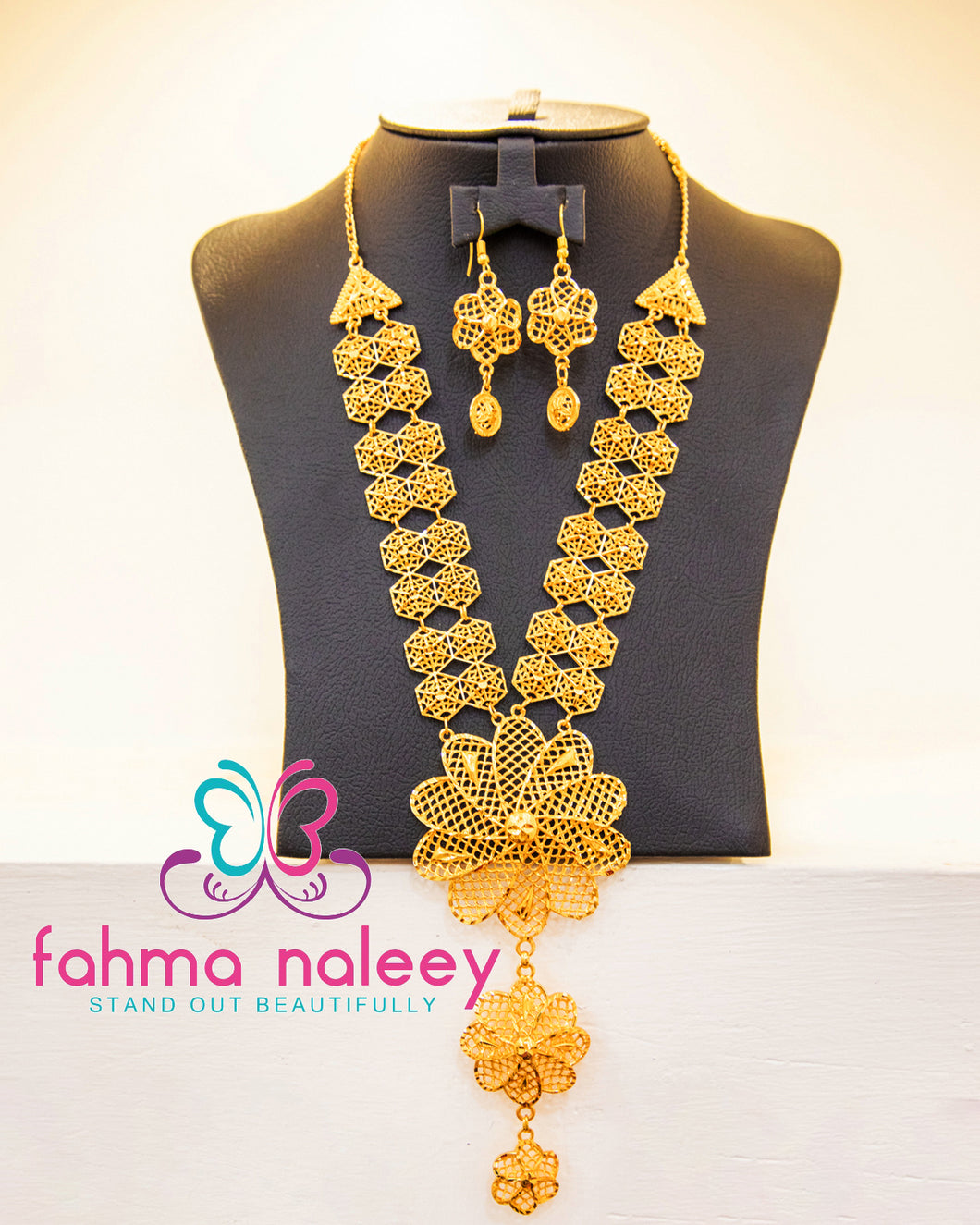 Golden Necklace Set #22