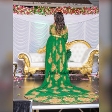 Load image into Gallery viewer, Jungle Green Bridal Dirac ( Dahab Collection )