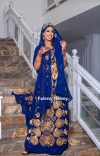 Load image into Gallery viewer, Navy Blue Bridal Dirac ( Iftin Collection )